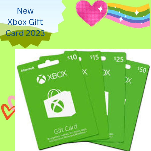 New XBOX Gift Card 2023